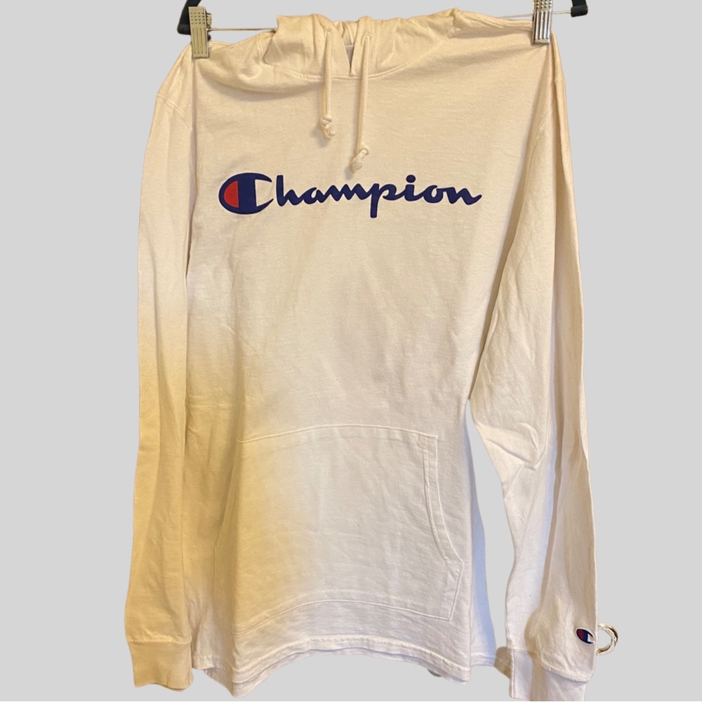 Champion Heavyweight Jersey Medium White
Adult Logo Long Sleeve Hoodie Mens